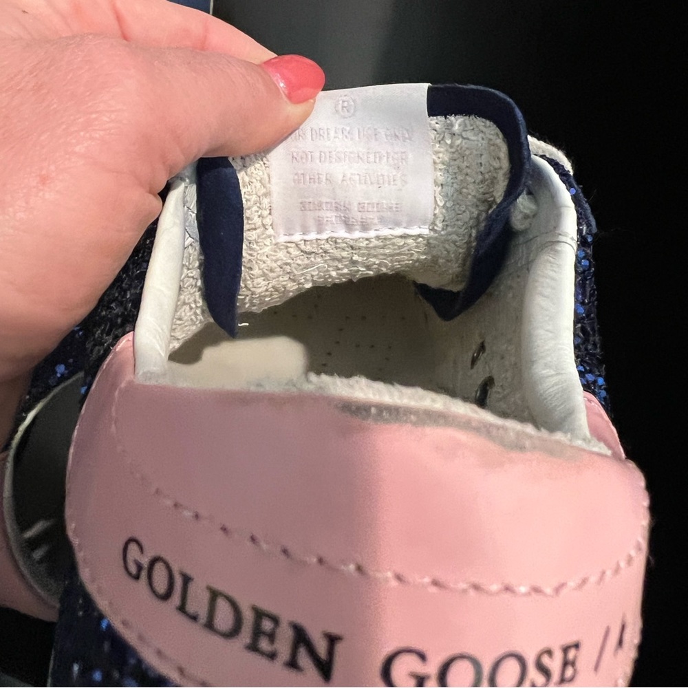Golden Goose Superstar Leather Glitter Low Top Sneakers - Picture 12 of 13
